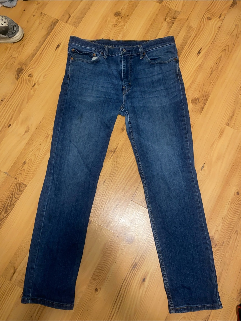 Men's Slim-Straight Jeans in Classic Blue